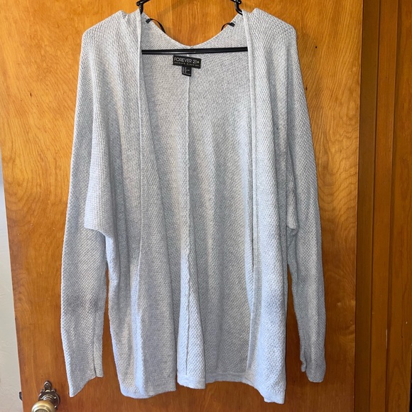 Gray Forever 21 Cardigan - Picture 2 of 3